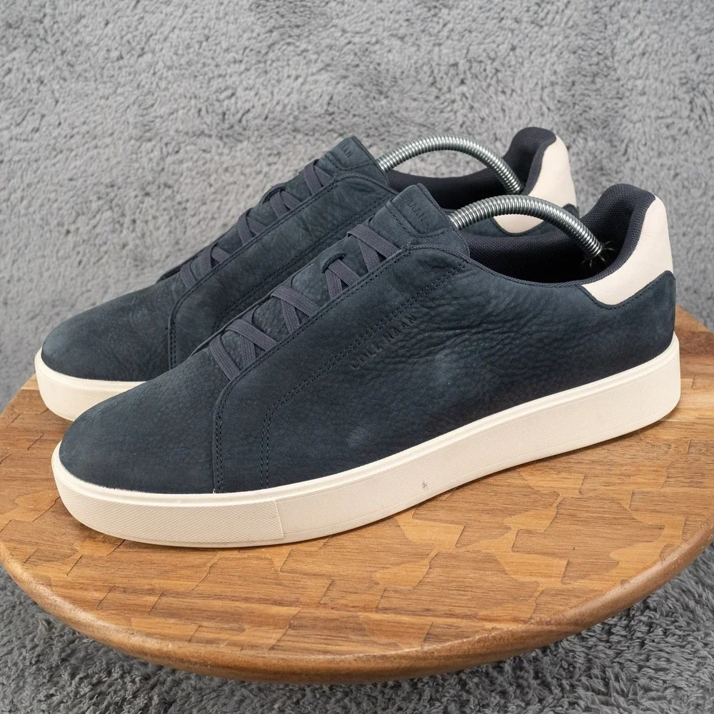 Cole Haan Grandpro Luxe Navy Blue Slip on Sneakers - Size 10.5 M